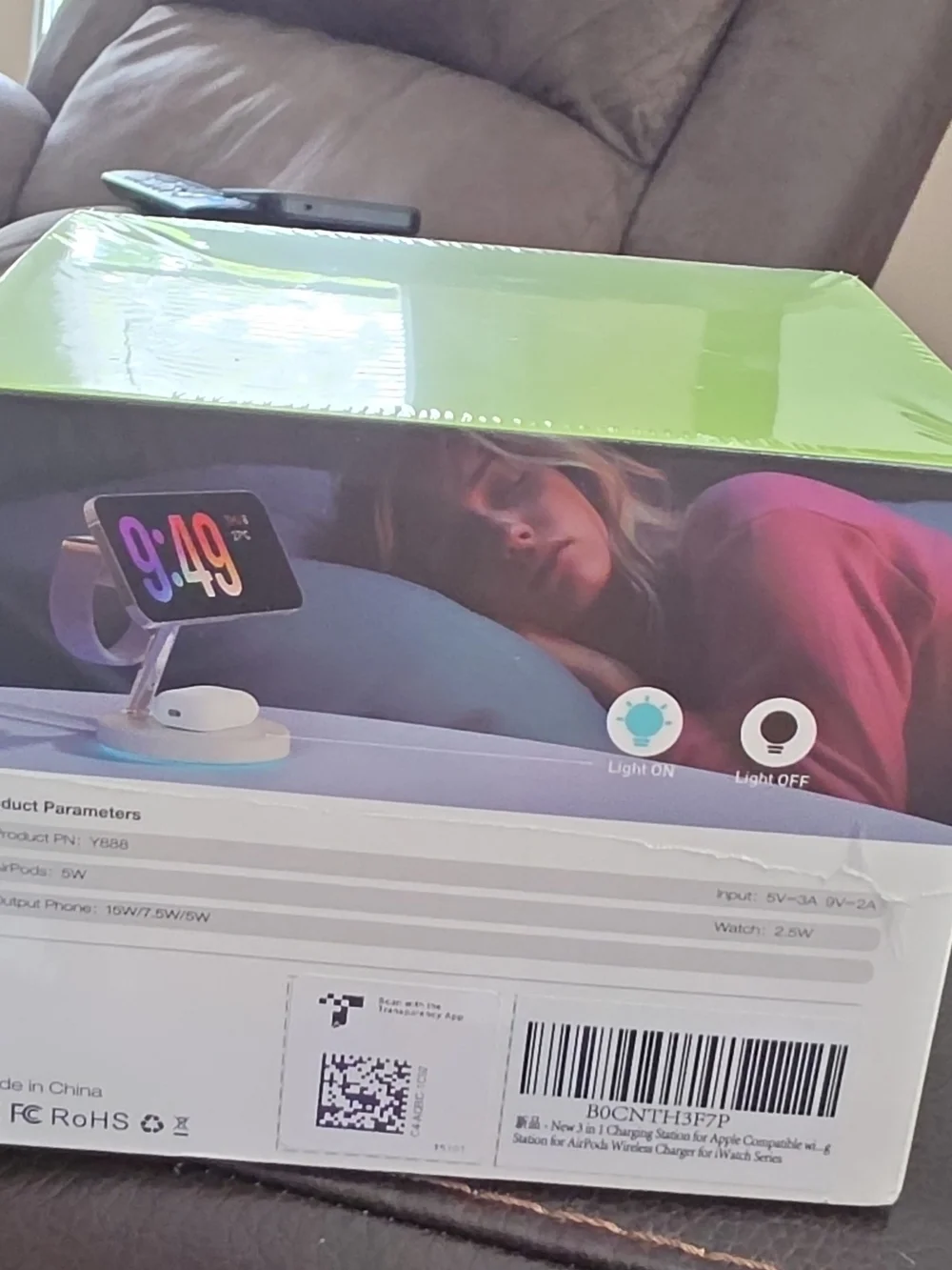 3-in-1 Magnetic Wireless Charger Stand - White
